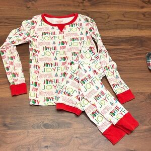 Joyful Kids Pajamas - Red and Green